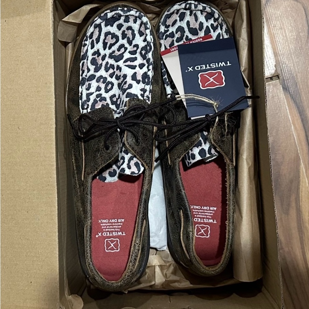Twisted X Leopard Print Shoes